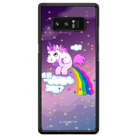 Bjornberry Skal Samsung Galaxy Note 8 - Bajsande Enhörning