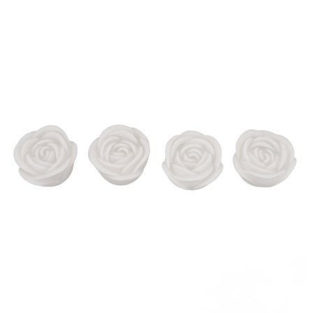 4 st LED-rosljus, flamlös, rökfri, färgglad LED