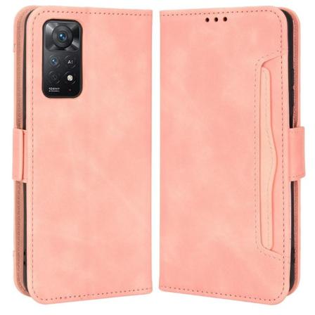 Skalo Xiaomi Redmi Note 11 Pro 6-fack Plånboksfodral - Rosa Rosa