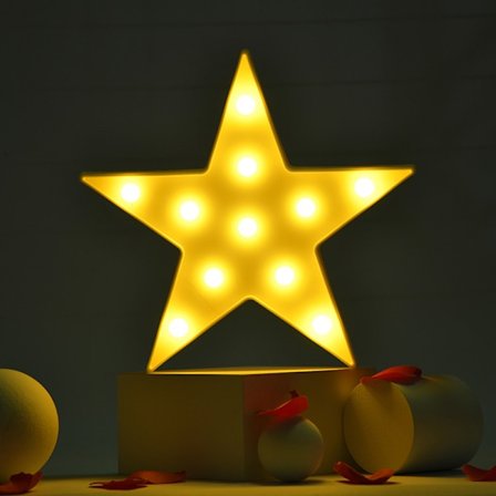 LED Plast Star Night Light, Nursery Light Wall Decor for Christmas