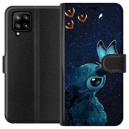 Samsung Galaxy A42 5G Lommeboketui Stitch sommerfugl
