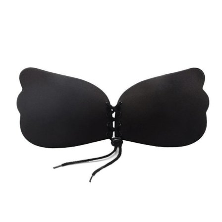 Osynlig Självhäftande BH - Push-Up - Svart - A Kupa