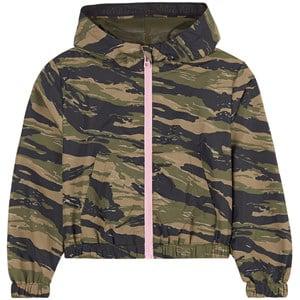 Kids - Zadig & Voltaire Green Camouflage Windbreaker - Coats and jackets - 8 years - Green