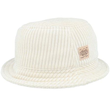 Stetson - Hvid bucket Hat - Corduroy Jersey Wool White Bucket @ Hatstore