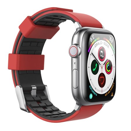 Rouge Duotone Armbånd til Apple Watch 41mm 40mm 38mm, Armbånd