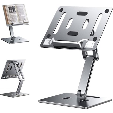 Justerbar bokstativ for lesing, sammenleggbar bokholder Multi Hei