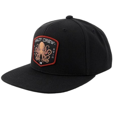 Salty Crew - Svart snapback Keps - "Tako Club Black Snapback " @ Hatstore