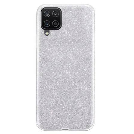 Glitter Skal För Samsung Galaxy A12 - Silver Silver