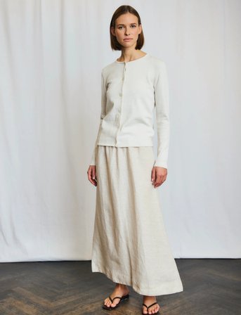 Bruun & Stengade Bs Eris Skirt - Cream - XXL