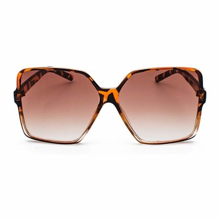 Överdimensionerade solglasögon kvinnor fyrkantiga stora bågar dam solglasögon