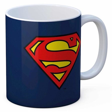 Superman Logo kaffemugg, keramik, 33 cl kapacitet
