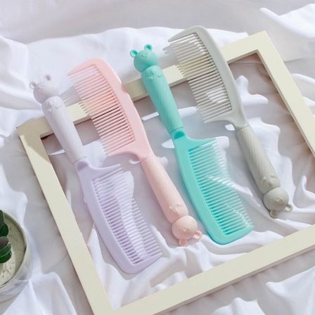 4 kappaletta selvittävä hammas-kampa märkä kuiva hiuskampa pieni matkakampa tytöille pojille naisille miehille pehmeä söpö kissa kissan tassu 