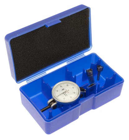 Dasqua 509531 Testindikator 0-1,6 mm, med ekstra målespisser, Måleinstrumenter