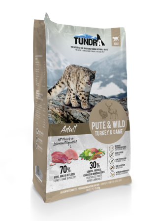 Tundra Kalkun og Vilt 3,8kg - Tørrfôr til Katt