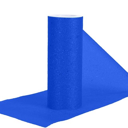 Club Green Organza 10 meter snövoile rulle 10 meter Royal Blue
