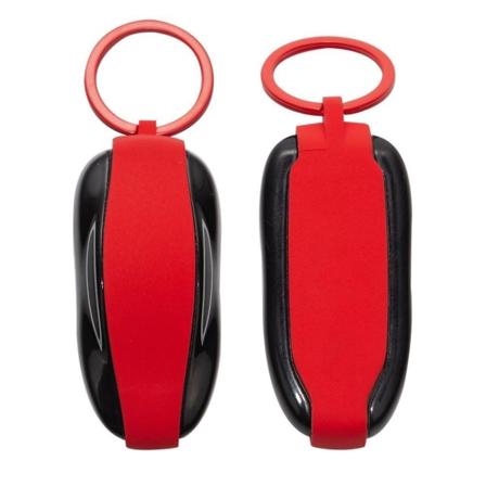 Auton case Avainkotelon cover MALLI S PUNAINEN MALLI S PUNAINEN Model S Red