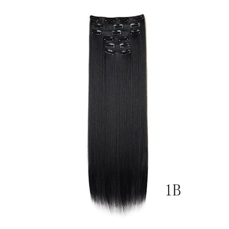 Hårförlängningar Clip in Hårförlängningar 6 st