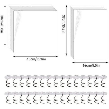 Sovan Kissan Kynsien Suoja 10kpl Läpinäkyvä Anti-naarmutus