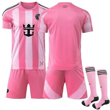 Tilpasset fotballdrakt for barn med sokker, fotballdraktsett for gutter og jenter, replika sportsskjorte for ungdom for fans, gavesett, 3536B