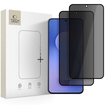 Tech-Protect Glass Spy+ 2-pakning personvernglass for Samsung Galaxy S25 FE