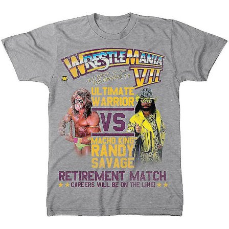 Ultimate Warrior vs Randy Savage Wrestlemania Vii T-shirt