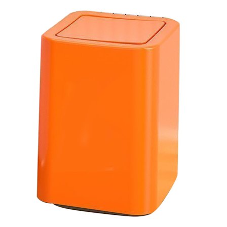 Skraldespand 9L tegneserie mønster sødt udseende skraldespand skraldespand med klapdæksel til hjemmet badeværelse