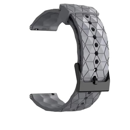 22mm 20mm Silikonarmband För Garmin Forerunner 55 165 265 965 255 Fotbollsmönster Armband Garmin Active 5/Vivoactive 5 correa
