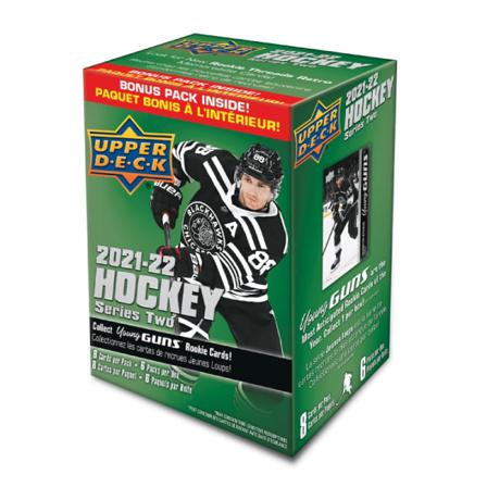 Hockeykort - Hel Blaster Box 2021-22 Upper Deck Serie 2 Nhl