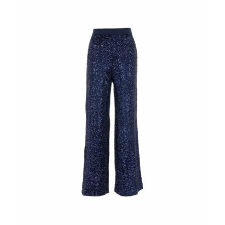 Semicouture, Trousers Y2Wq 05 22 Blauw, Dames, Maat:2XS