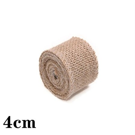 Naturfärgat juteband Jute tejp 4CM 4cm
