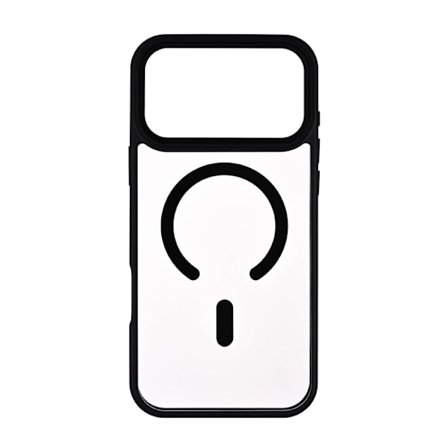ONSALA Mobilskal till iPhone 17 Pro Max MagSafe Bumper - Svart-Clear