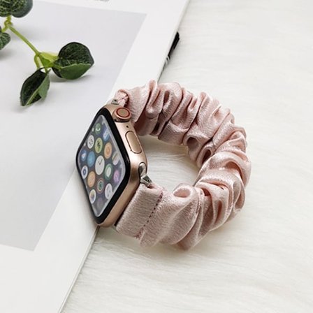 Klockarmband för Apple Watch iWatch 38/40/41mm W61-13 ljus hud