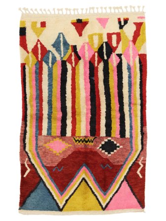 Klein Berber Moroccan - Mid Atlas 144X232 Wol, Vloerkleed