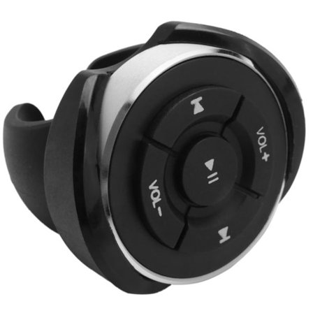 Trådløs Bluetooth fjernkontroll bilratt motorsykkel sykkel styre medieknapp for Android-telefon
