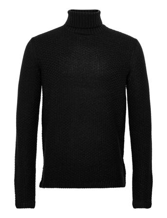 Onsloccer 3 Struc High Neck Knit Black ONLY & SONS
