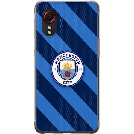 Kompatibelt Mobilskal till Samsung Samsung Galaxy Xcover 5 Paris Saint-Germain klubbmärke med Eiffeltorn, blå cirkulär logotyp med röd mittlinje o