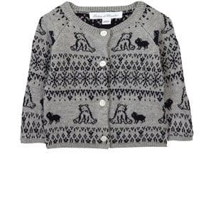 Tartine et Chocolat Grey Knit Cardigan 6 Months - Jumpers and knitwear - 6 months - Grey
