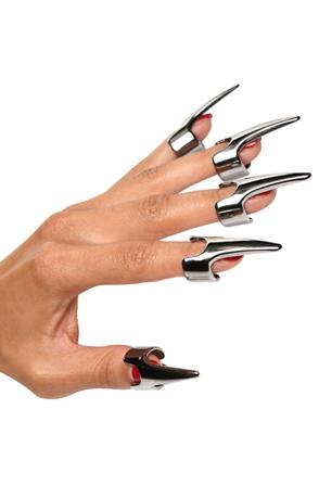 Master Series Five-Piece Sensation Claw Rings - Vuxen.dk: For par