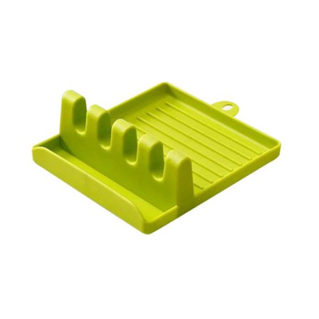 Silikon skjeunderlag matte stativ varmebestandig matlagingsspatelholder T