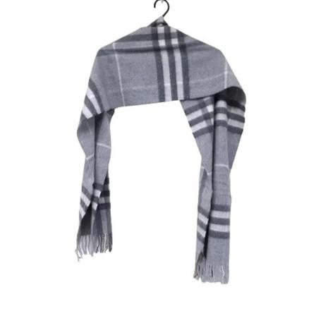 Burberry Vintage Pre-owned Kashmir sjalar grå, Dam Vintage Accessoarer, Dam, Storlek: ONE SIZE