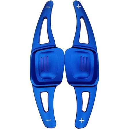 Blå-2stk girskiftforlengere, aluminium ratt girskift