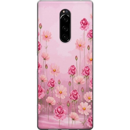 Yhteensopiva Puhelinkuori Sony Xperia 1 Petal Reverie Soft Blush