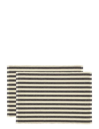 Dækkeserviet 33X48 2-Pk Statement Stripe Ash Green Södahl