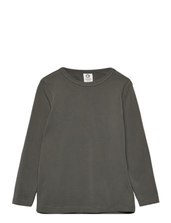 Cozy Me T T-shirts Long-sleeved T-shirts Khaki Green Müsli By Green Cotton