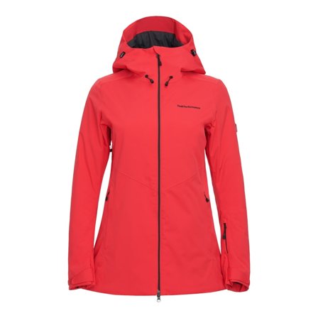 Peak Performance Women's Anima Long Jacket (2020) Women lined ski jackets Red XS