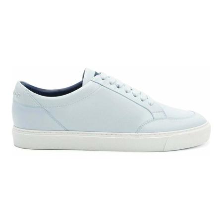 Burberry Logo Lettering Lace-Up Sneakers , Blauw , Dames , Maat: 39 EU