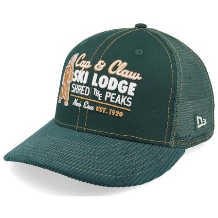 New Era - Verde trucker Gorra - Corduroy 9FIFTY Pc Dark Green Trucker @ Hatstore