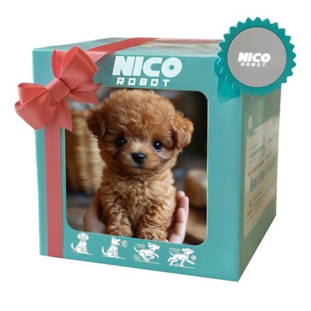 Min Realistiske Robotvalp, Interaktiv Elektronisk Hund, Gående Bjeffende Valp Robotleke, Barnegave Smart Robot Kjæledyrvalp for Gutter Jenter