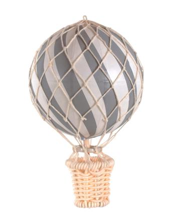 Airballoon - Grey 10 Cm Home Kids Decor Decoration Accessories/details Grå Filibabba