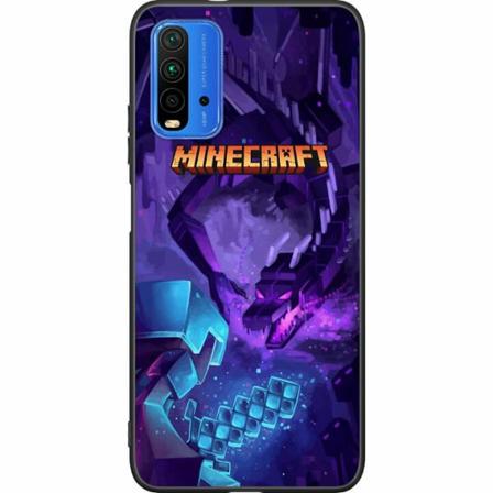 Xiaomi Redmi 9t Svart Skal Minecraft